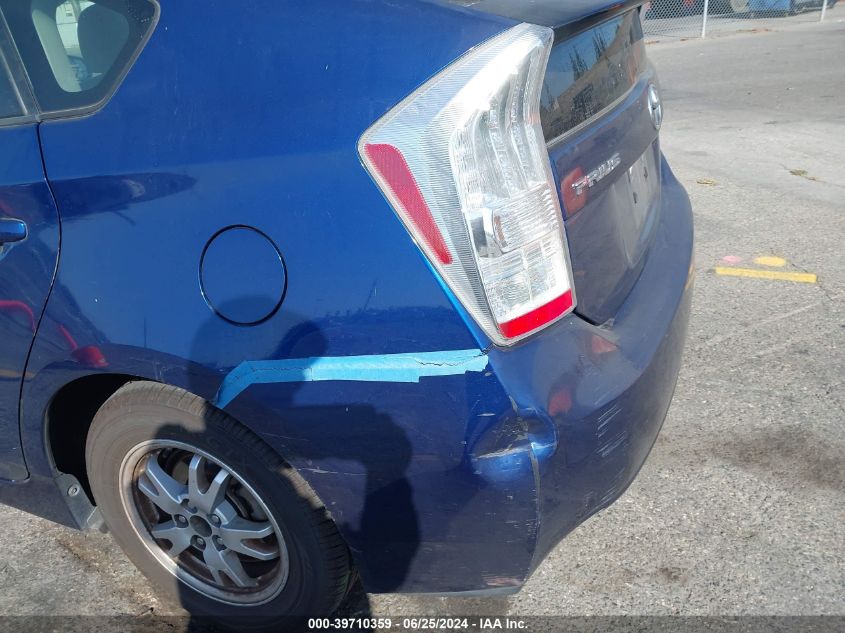 2011 Toyota Prius Two VIN: JTDKN3DU6B0259975 Lot: 39710359