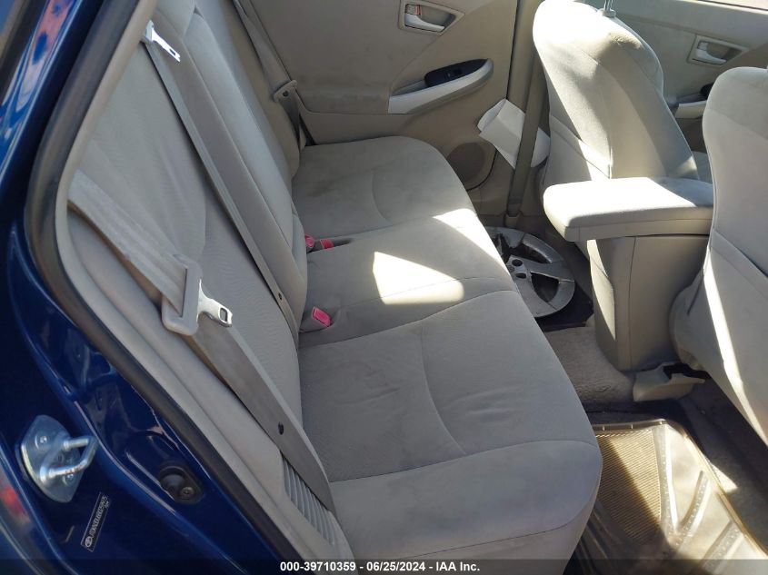 2011 Toyota Prius Two VIN: JTDKN3DU6B0259975 Lot: 39710359