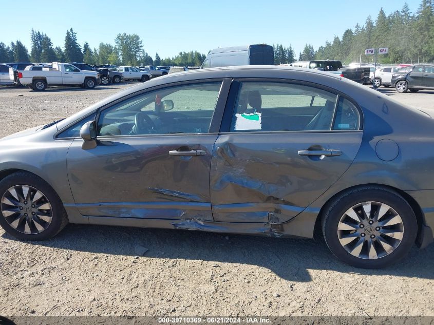 2009 Honda Civic Sdn Ex VIN: 2HGFA16899H314377 Lot: 39710369