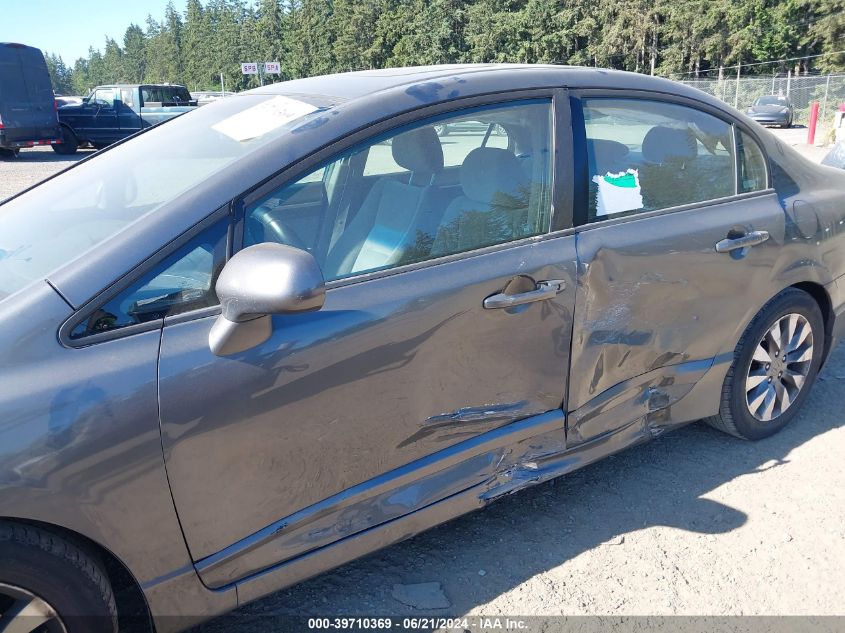 2009 Honda Civic Sdn Ex VIN: 2HGFA16899H314377 Lot: 39710369