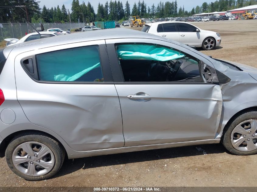 2020 Chevrolet Spark Fwd Ls Automatic VIN: KL8CB6SA9LC462696 Lot: 39710372