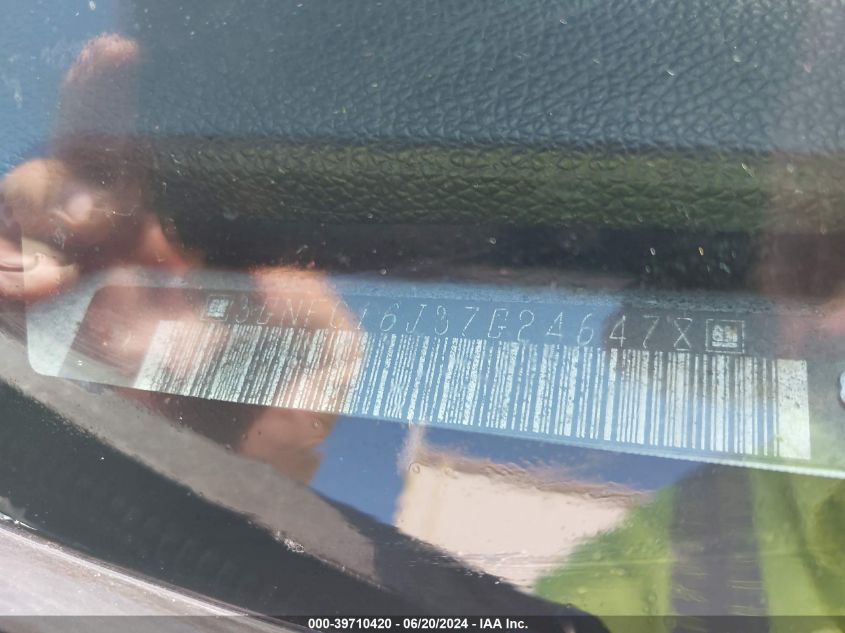 2007 Chevrolet Suburban 1500 Ltz VIN: 3GNFC16J37G246478 Lot: 39710420