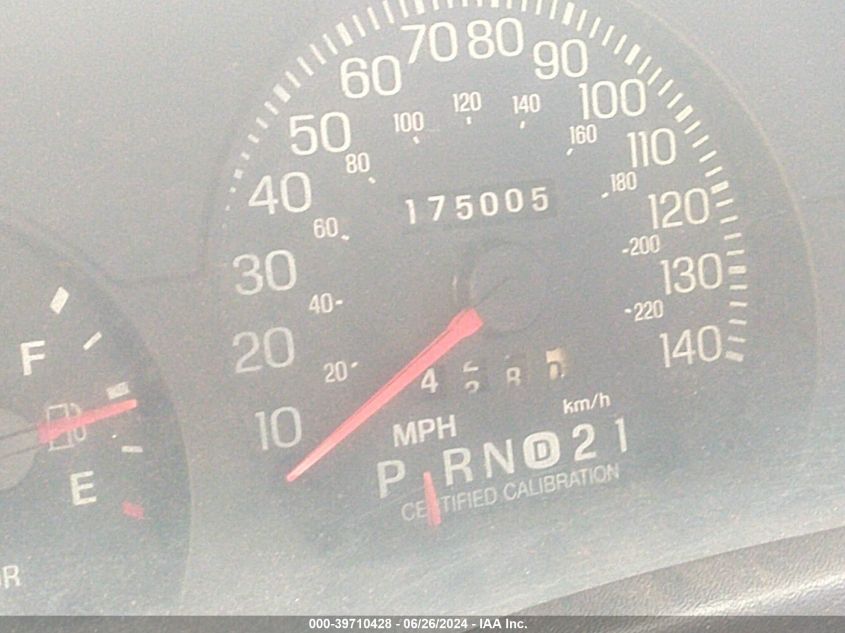 1998 Ford Crown Victoria Police Interceptor VIN: 2FAFP71W1WX125476 Lot: 39710428