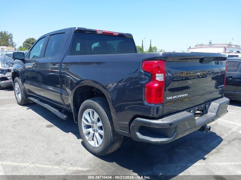 2023 Chevrolet Silverado 1500 2Wd Short Bed Custom VIN: 3GCPABEKXPG136384 Lot: 39710434