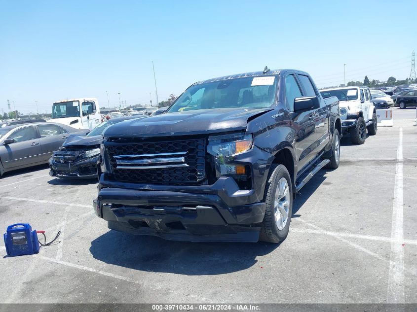 2023 Chevrolet Silverado 1500 2Wd Short Bed Custom VIN: 3GCPABEKXPG136384 Lot: 39710434