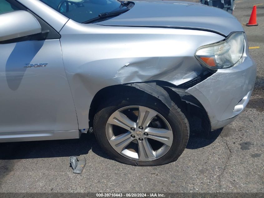 2009 Toyota Highlander Sport VIN: JTEDS43A892085447 Lot: 39710443