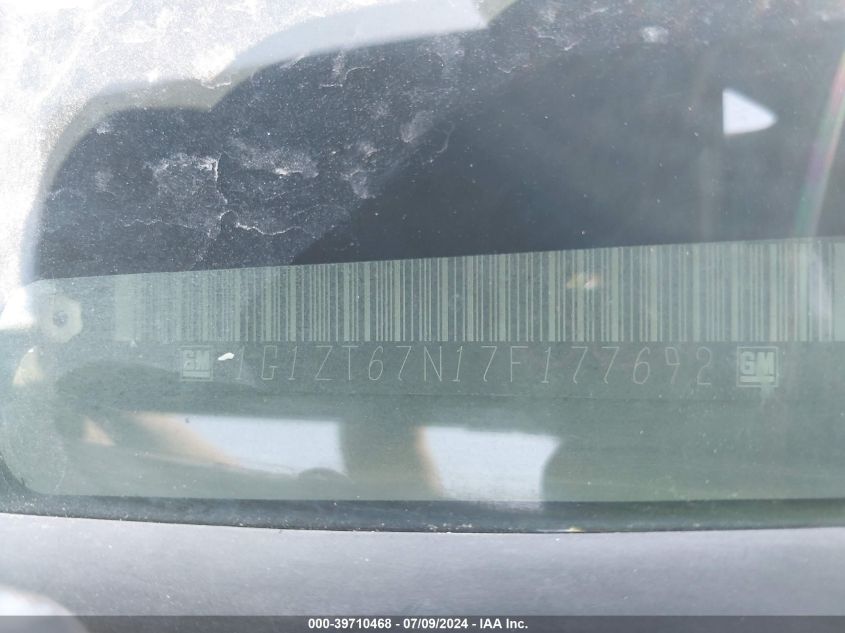 2007 Chevrolet Malibu Maxx Lt VIN: 1G1ZT67N17F177692 Lot: 39710468