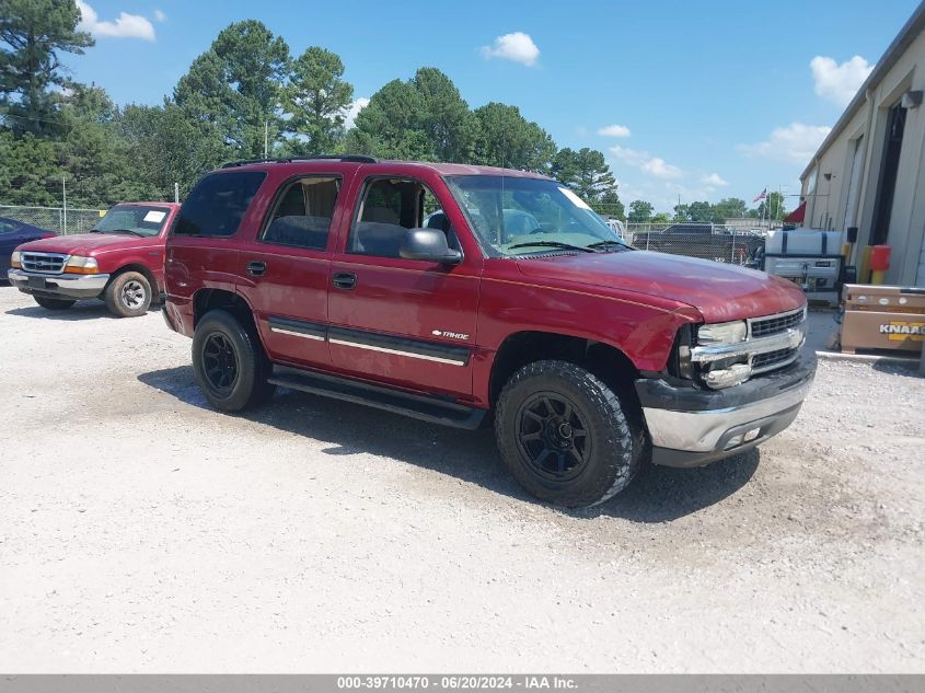 2003 Chevrolet Tahoe Ls VIN: 1GNEC13V33J299581 Lot: 39710470