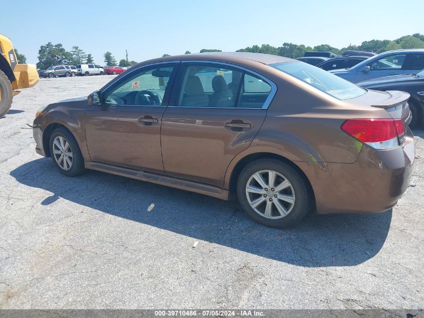 2011 Subaru Legacy 2.5I Premium VIN: 4S3BMBG64B3217037 Lot: 39710486