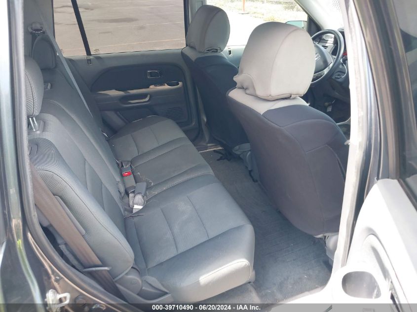 2006 Honda Pilot Lx VIN: 2HKYF18196H551186 Lot: 39710490