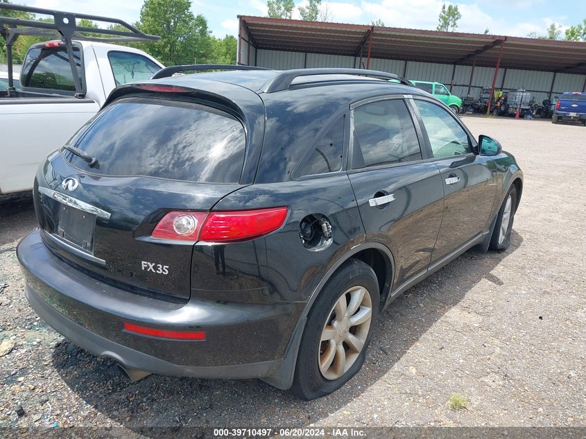 2004 Infiniti Fx35 VIN: JNRAS08U64X107170 Lot: 39710497
