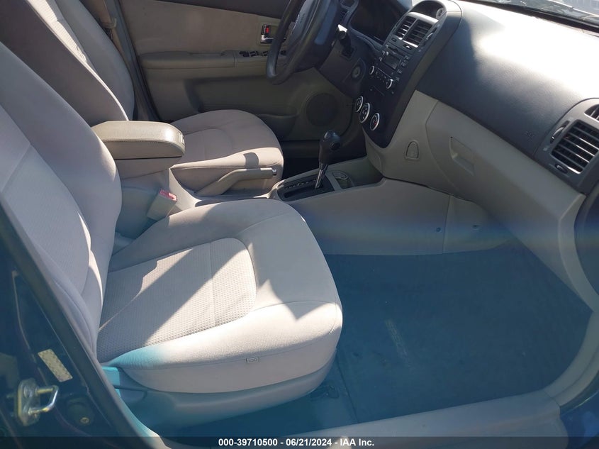 2007 Kia Spectra Ex VIN: KNAFE121775468132 Lot: 39710500