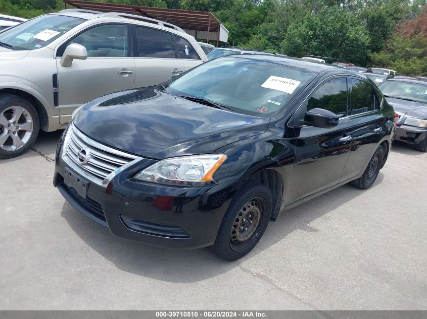 2015 Nissan Sentra Sv VIN: 3N1AB7AP6FY296503 Lot: 39710510