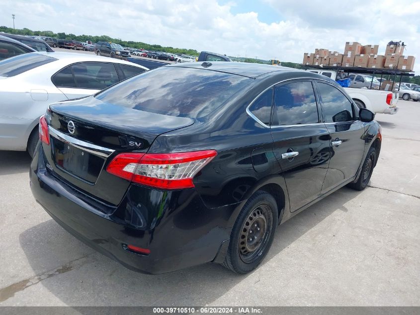 2015 Nissan Sentra Sv VIN: 3N1AB7AP6FY296503 Lot: 39710510