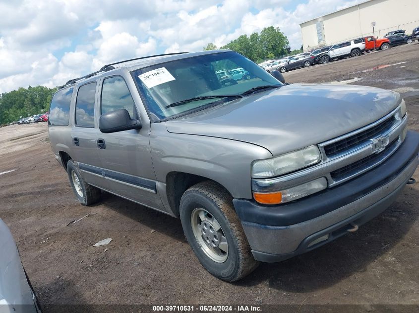 2001 Chevrolet Suburban 1500 Ls VIN: 3GNEC16T81G143139 Lot: 39710531