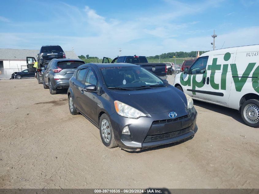 2013 Toyota Prius C Three VIN: JTDKDTB37D1546171 Lot: 39710535