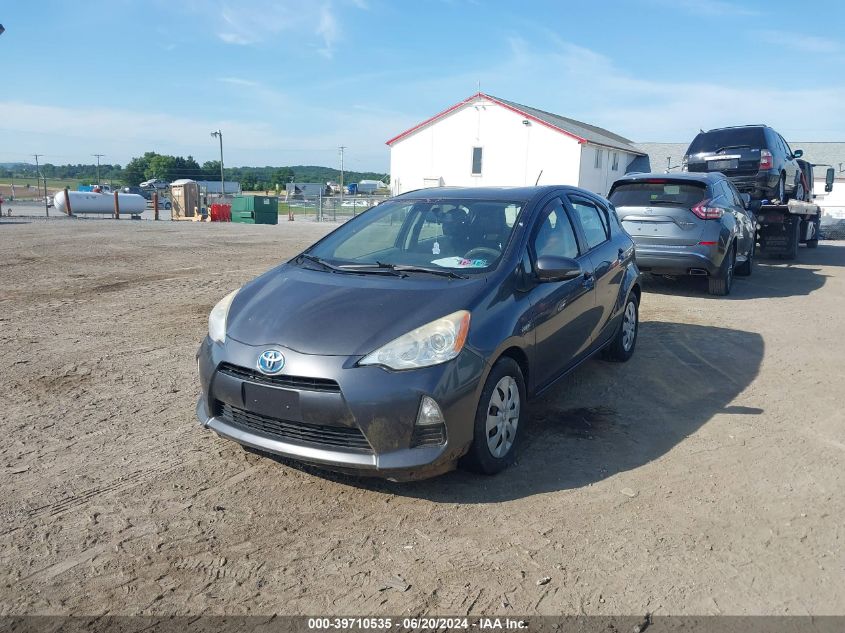 2013 Toyota Prius C Three VIN: JTDKDTB37D1546171 Lot: 39710535