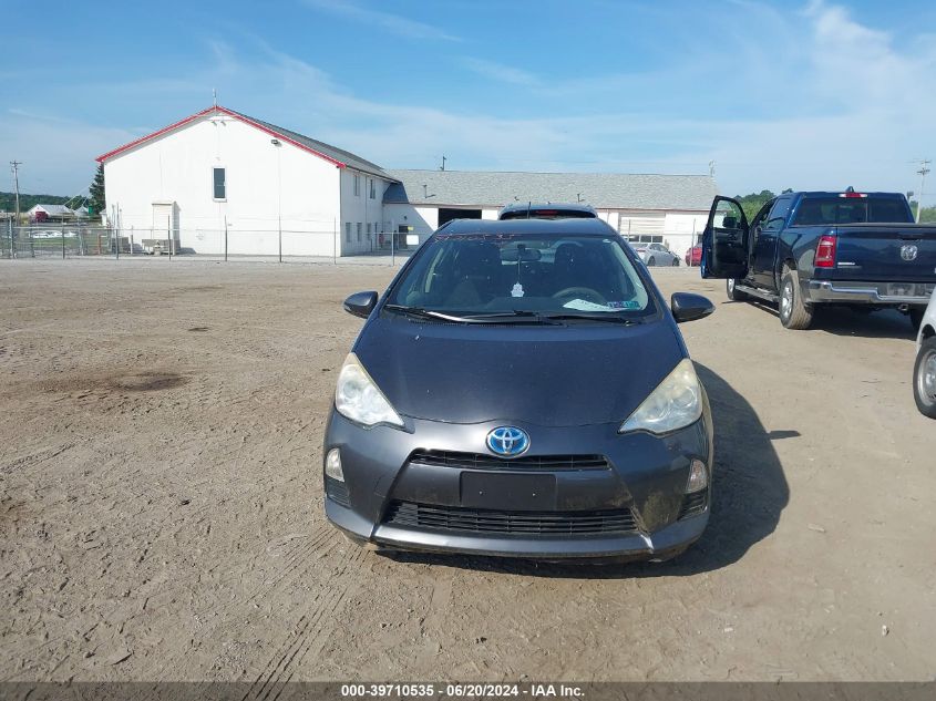 2013 Toyota Prius C Three VIN: JTDKDTB37D1546171 Lot: 39710535