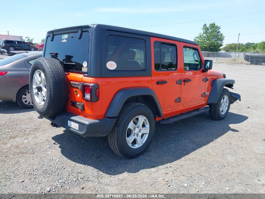 2020 Jeep Wrangler Unlimited Sport S 4X4 VIN: 1C4HJXDN7LW152728 Lot: 39710551