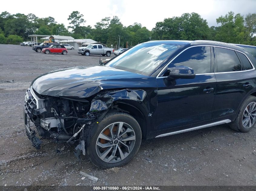 2021 Audi Q5 Premium Plus 45 Tfsi Quattro S Tronic VIN: WA1BAAFYXM2024058 Lot: 39710560