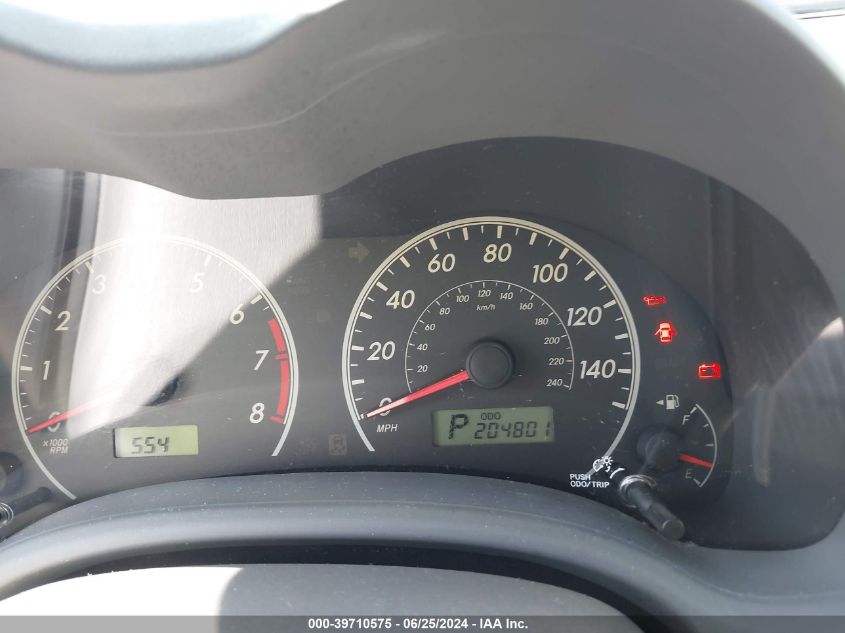 2009 Toyota Corolla Le/Xle VIN: JTDBL40E29J001063 Lot: 39710575