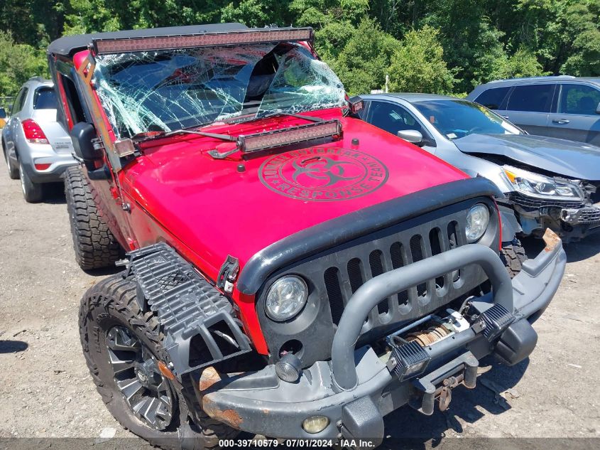 2014 Jeep Wrangler Sport VIN: 1C4AJWAG7EL231287 Lot: 39710579