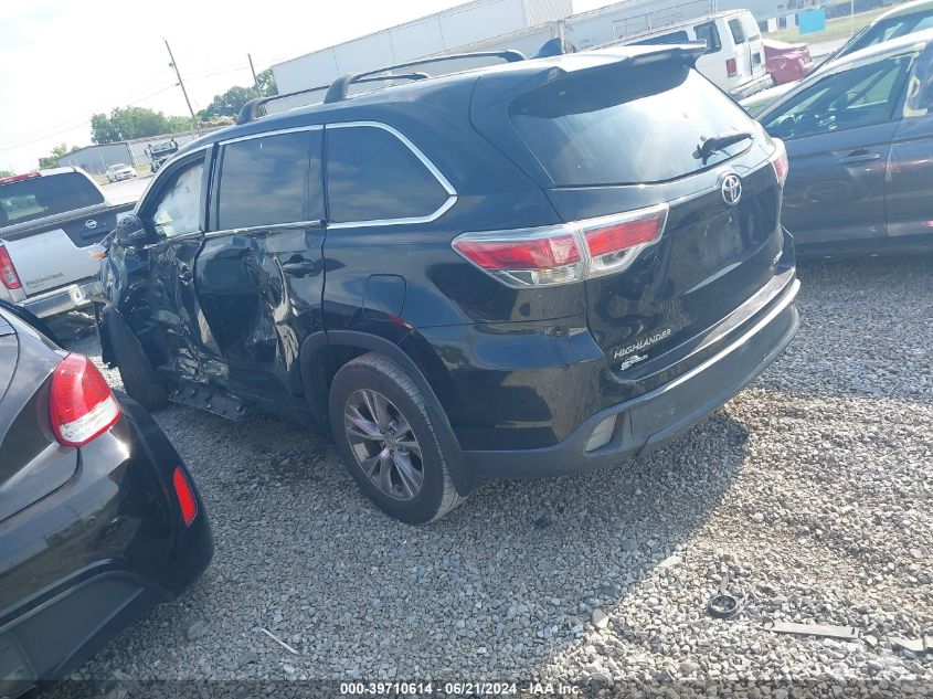 2014 Toyota Highlander Le/Le Plus VIN: 5TDBKRFH7ES024305 Lot: 39710614