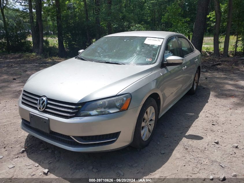 2014 Volkswagen Passat 1.8T Wolfsburg Edition VIN: 1VWAT7A33EC105275 Lot: 39710626