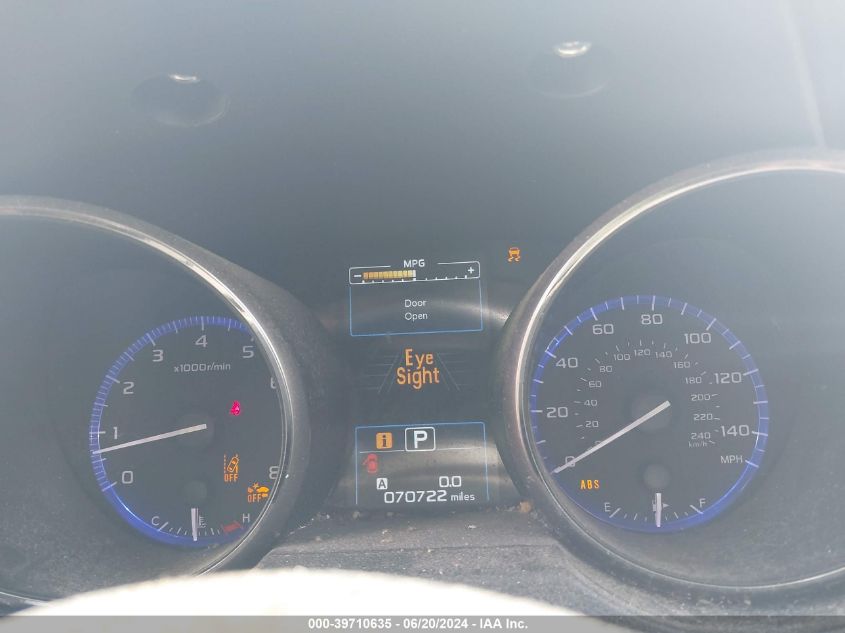 2019 Subaru Outback 2.5I Premium VIN: 4S4BSAHC5K3281104 Lot: 39710635