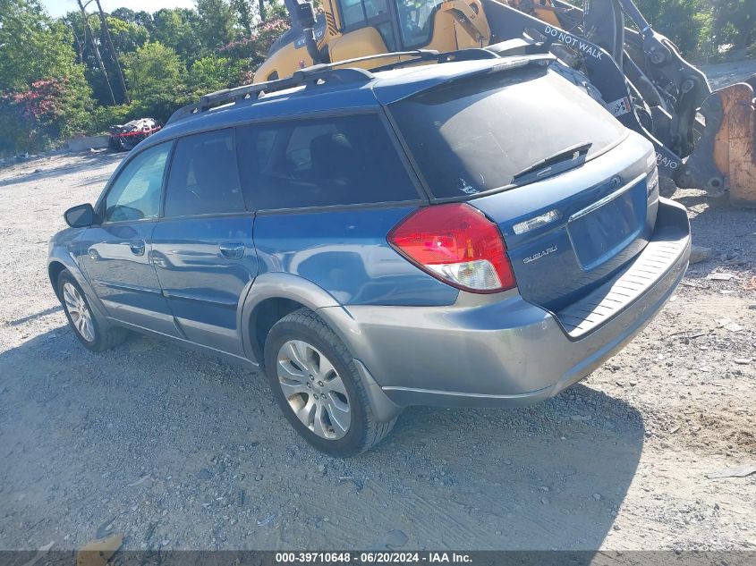 2009 Subaru Outback 2.5I Limited VIN: 4S4BP66C397347167 Lot: 39710648