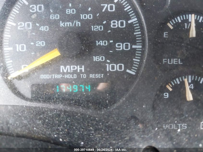 2001 Chevrolet Blazer VIN: 1GNDT13WX12109934 Lot: 39710649