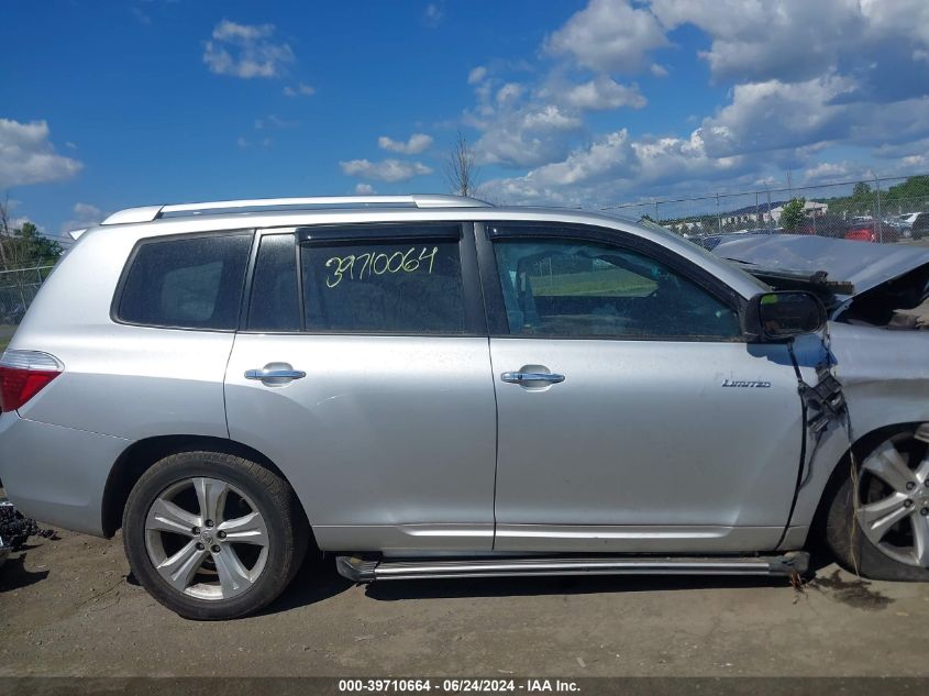 2010 Toyota Highlander Limited V6 VIN: 5TDDK3EHXAS030150 Lot: 39710664