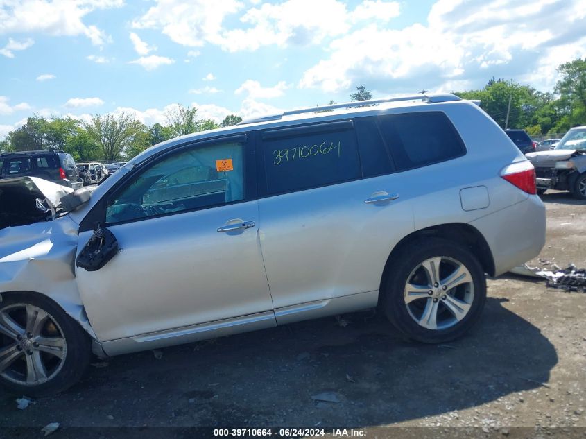 2010 Toyota Highlander Limited V6 VIN: 5TDDK3EHXAS030150 Lot: 39710664
