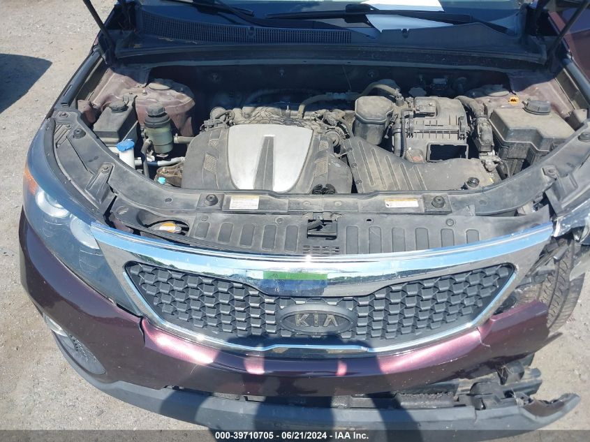 2013 Kia Sorento Ex V6 VIN: 5XYKUDA21DG321128 Lot: 39710705