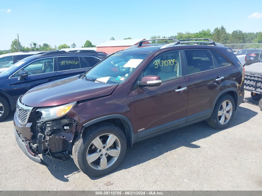 2013 Kia Sorento Ex V6 VIN: 5XYKUDA21DG321128 Lot: 39710705