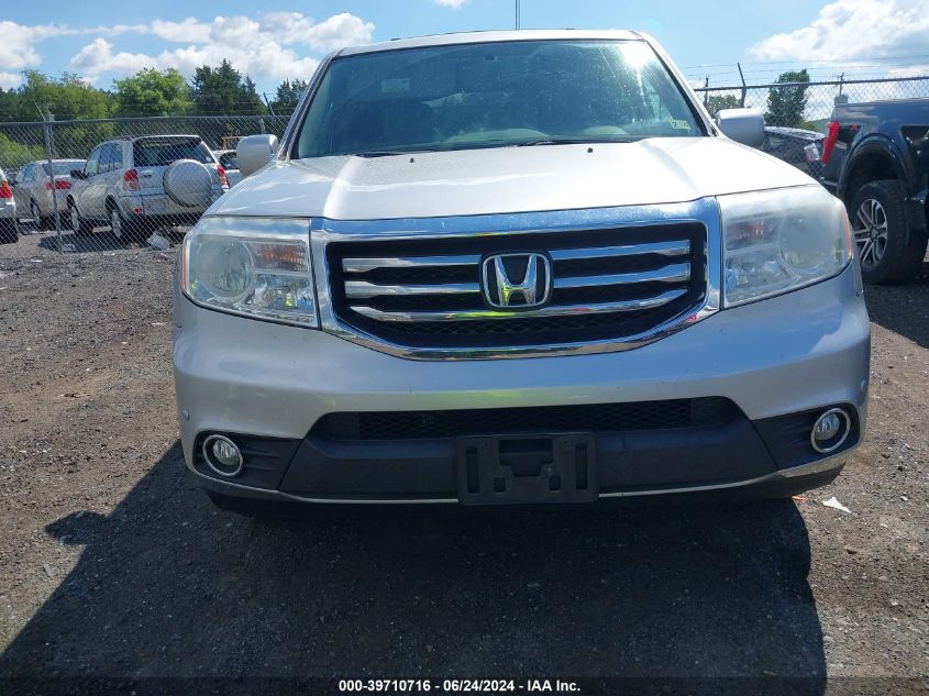 2013 Honda Pilot Touring VIN: 5FNYF4H92DB025856 Lot: 39710716