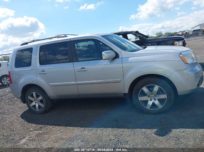 2013 Honda Pilot Touring VIN: 5FNYF4H92DB025856 Lot: 39710716