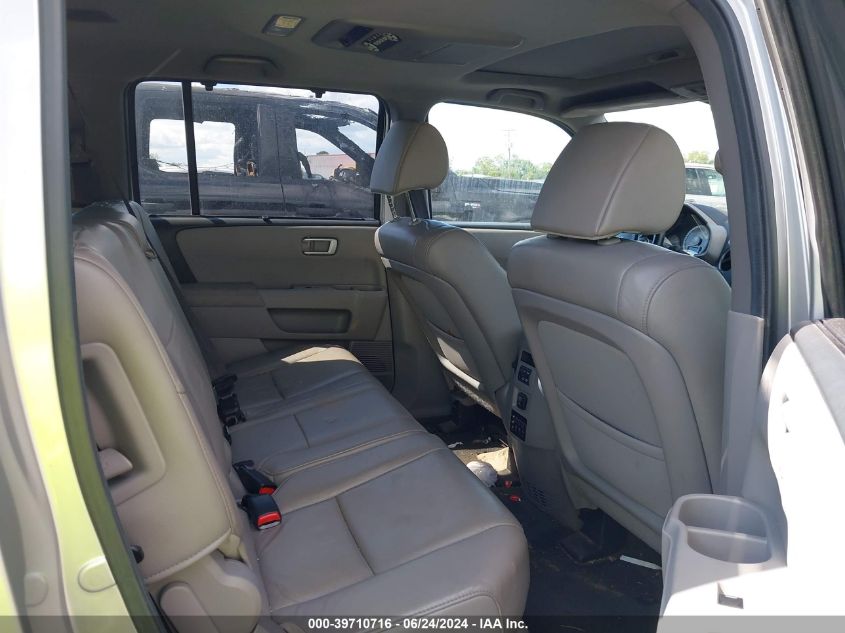 2013 Honda Pilot Touring VIN: 5FNYF4H92DB025856 Lot: 39710716