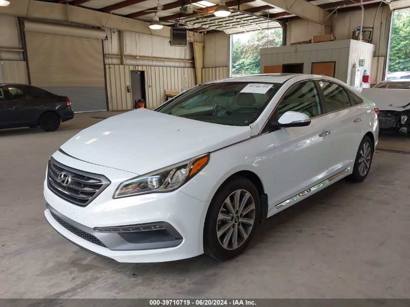 5NPE34AF9HH585120 2017 HYUNDAI SONATA - Image 2