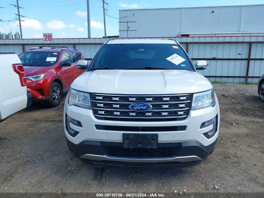 2017 Ford Explorer Limited VIN: 1FM5K7F82HGD02586 Lot: 39710736