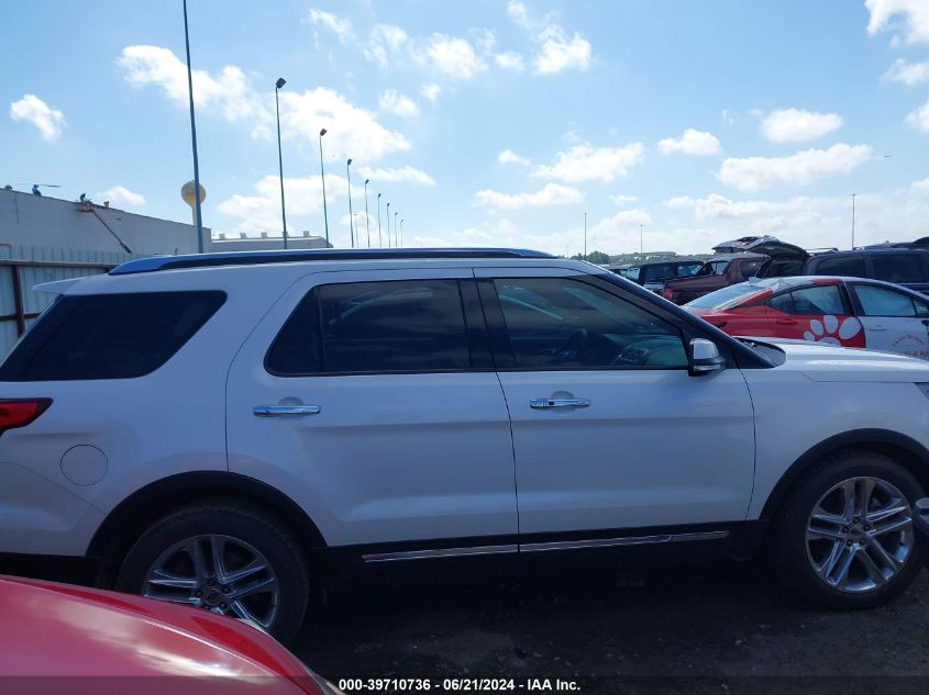 2017 Ford Explorer Limited VIN: 1FM5K7F82HGD02586 Lot: 39710736