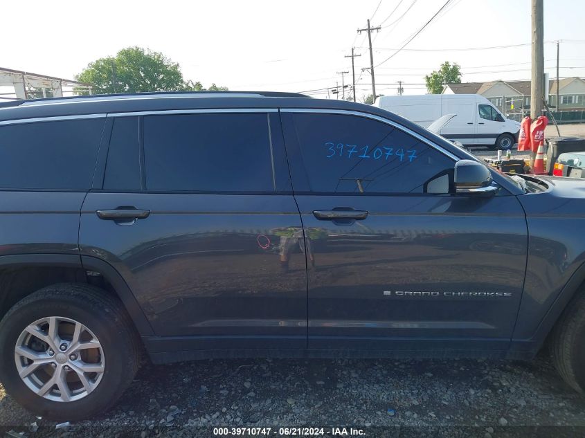 2022 Jeep Grand Cherokee L L Limited VIN: 1C4RJKBG1N8622254 Lot: 39710747