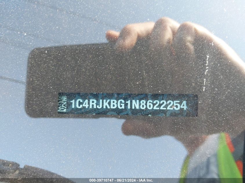 2022 Jeep Grand Cherokee L L Limited VIN: 1C4RJKBG1N8622254 Lot: 39710747