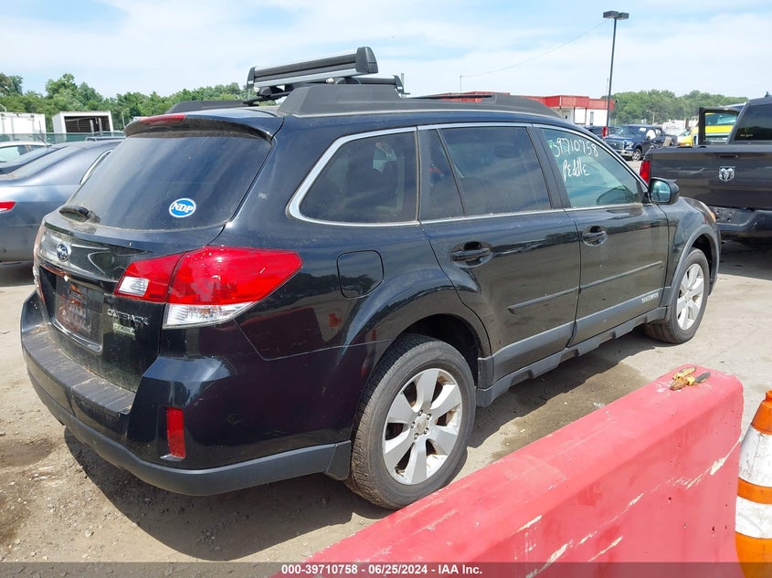 2011 Subaru Outback 2.5I Premium VIN: 4S4BRBGC4B3404877 Lot: 39710758