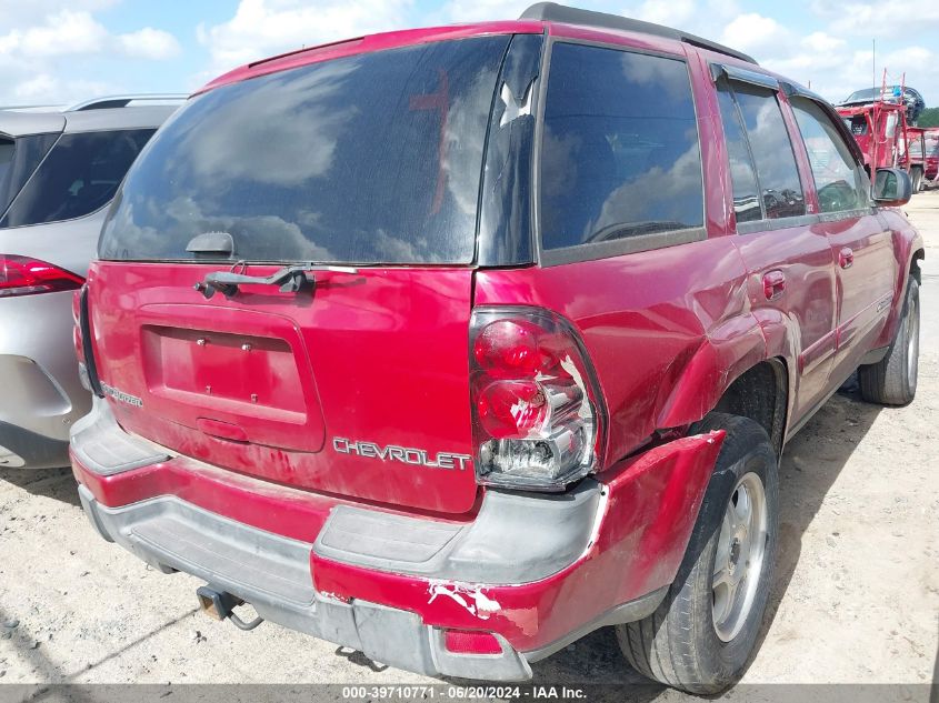 2002 Chevrolet Trailblazer Ltz VIN: 1GNDT13S822523535 Lot: 39710771