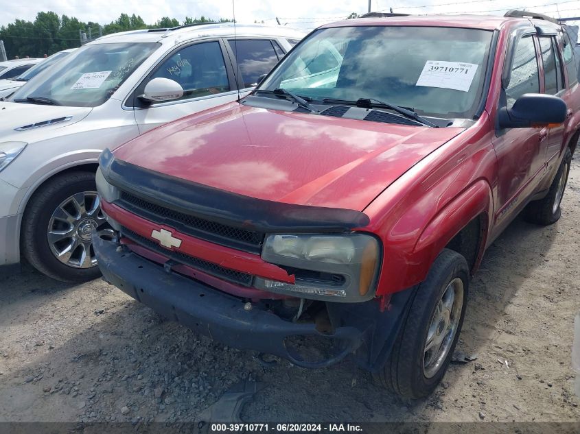 2002 Chevrolet Trailblazer Ltz VIN: 1GNDT13S822523535 Lot: 39710771