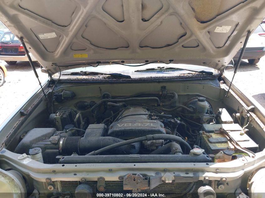 2001 Toyota Sequoia Limited V8 VIN: 5TDBT48A21S024917 Lot: 39710802