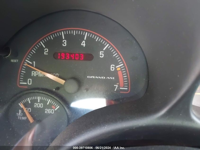 2003 Pontiac Grand Am Gt1 VIN: 1G2NV52E73C333607 Lot: 39710806