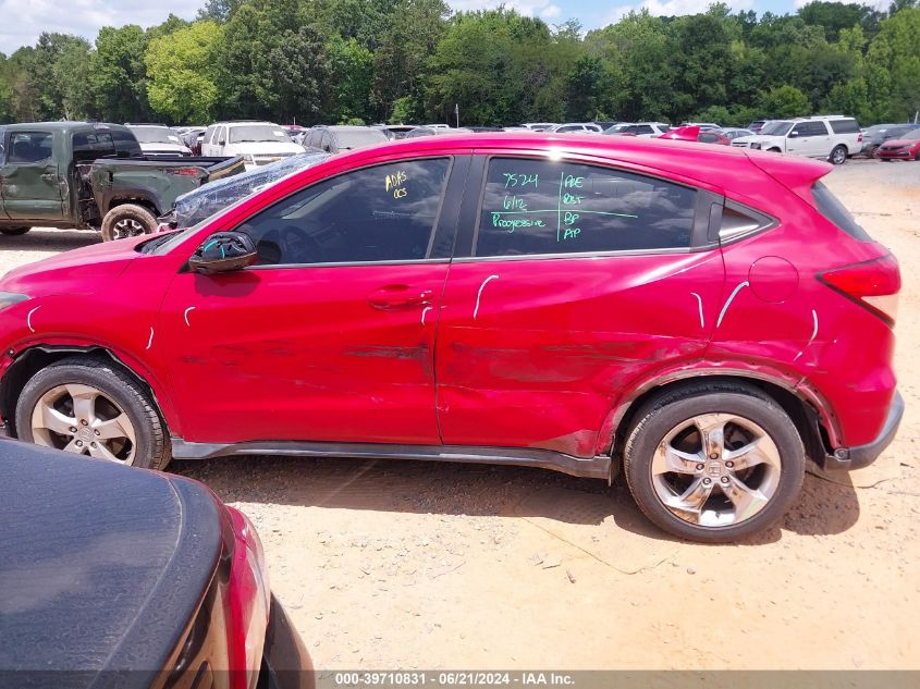 2016 Honda Hr-V Lx VIN: 3CZRU5H34GM721754 Lot: 39710831