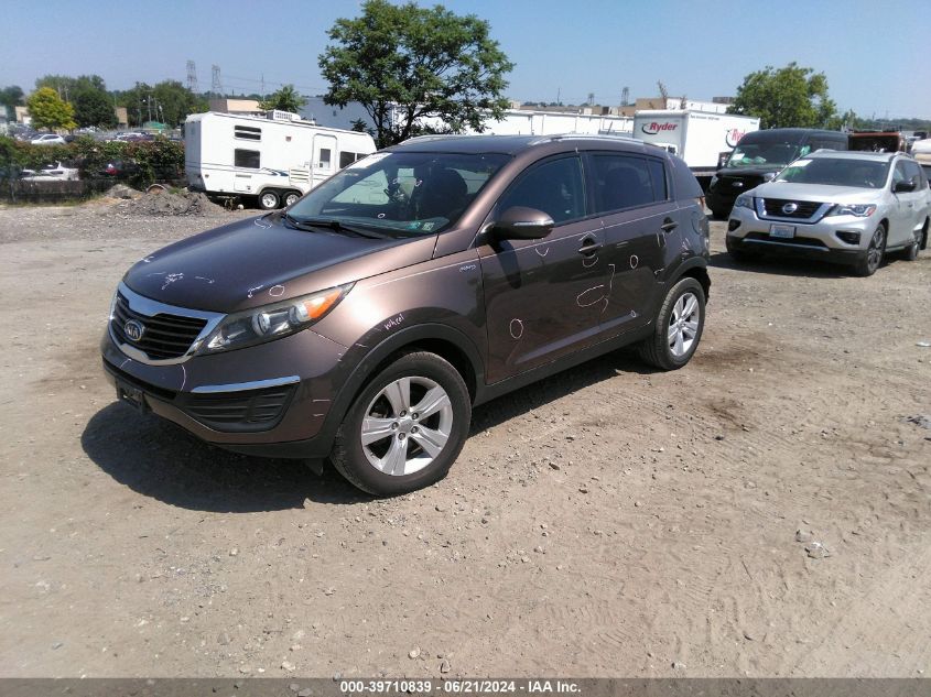 2012 Kia Sportage Lx VIN: KNDPBCA2XC7306869 Lot: 39710839